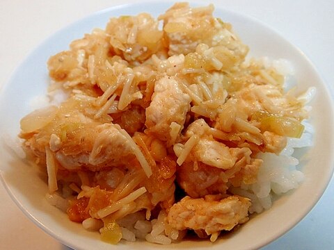 ❤鶏玉えのきのっけ丼❤